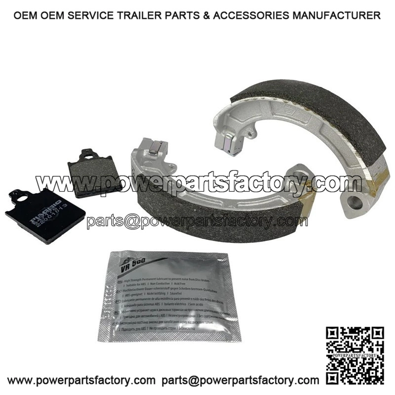 Front Brake Pads & Rear Brake Shoes for Piaggio Vespa PX, T5 & LML (1998-2010).