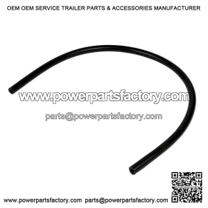 Black TPR-PUR Petrol Hose (750mm) for Vespa PX, T5, Cosa, Rally & Sprint.