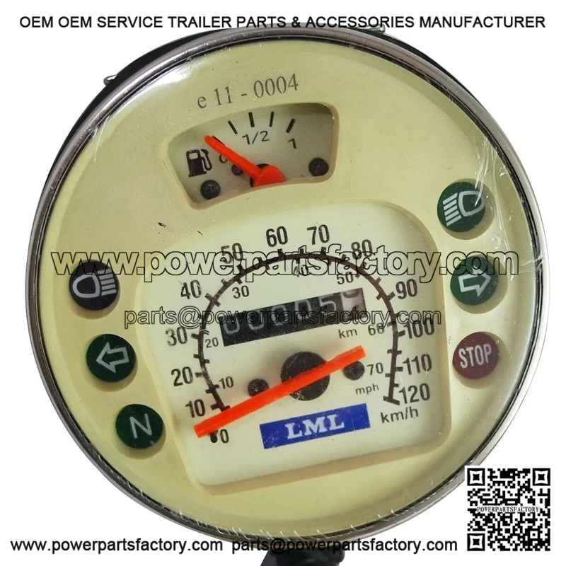 Speedometer Assembly (120 Kmph) for Vespa PX, LML, PX125, PX150, VBX, VNX & Stella.
