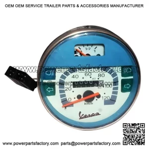 Speedometer for Vespa PX Lusso, LML Stella (80, 125, 150, 200), 120KMPH / 80MPH