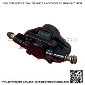 Black Front Disc Brake Caliper with Brake Pads for VESPA PX DISC & LML STAR.