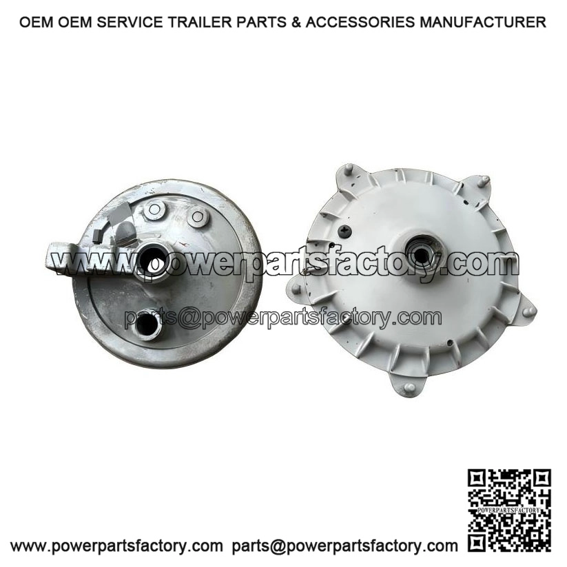 Vintage Piaggio Front Hub & Brake Backplate for Vespa PE/PX, 16mm Axle, PN 174032 / 183433