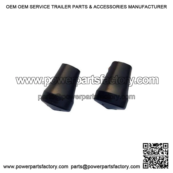 Black Rubber Centre Stand Feet (22mm) to fit Vespa PX 125/150/200.