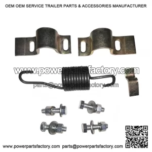 Centre Stand Bracket & Spring Fixing Kit (Italian FA ITALIA) for Vespa PX / T5 & LML.