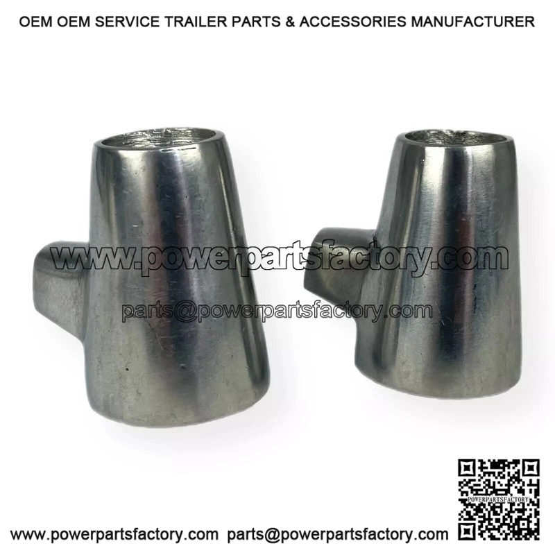Polished Alloy Metal Centre Stand Feet (22mm) for Vespa PX, PE, PK & T5.