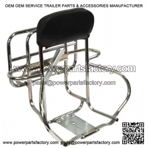 Chrome Rear Rack / Spare Wheel Backrest / Carrier for Vespa PX & LML 2T 125/150/200.