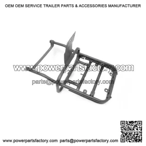 Black Rear Rack / Folding Carrier to fit VESPA PX, LML, STAR & STELLA.