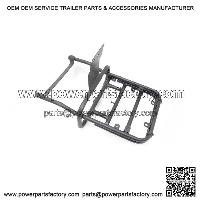 Black Rear Rack / Folding Carrier to fit VESPA PX, LML, STAR & STELLA.