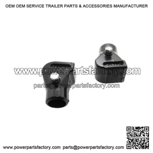 Brand New Pair of Black Alloy Stand Feet for VESPA PX, T5 & LML (#VP456).