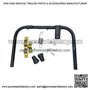 Black 10" Centre Stand with Fixings, Boots & Screws for Vespa PX & LML.