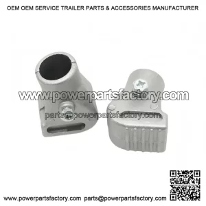 PAIR OF MAIN STAND SHOE FEET (GREY) ?C Fits Vespa PX, LML, Star, Stella Models