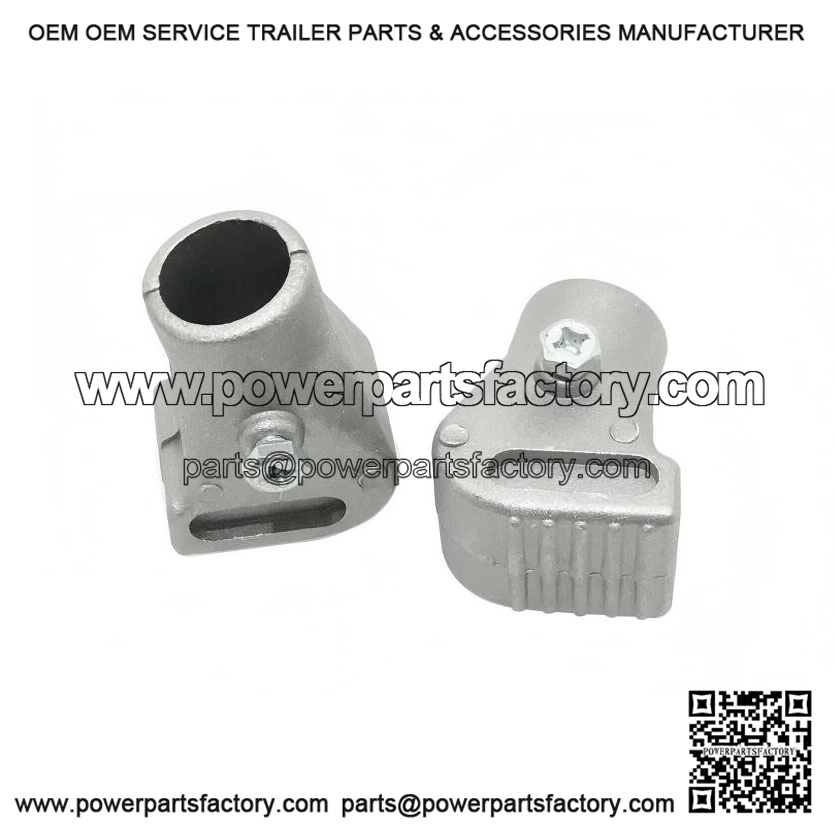 PAIR OF MAIN STAND SHOE FEET (GREY) ?C Fits Vespa PX, LML, Star, Stella Models