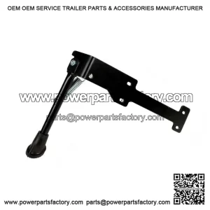 BLACK SIDE STAND WITH SPRING ?C For Vespa PX 125/150/200, LML 2T Star Deluxe