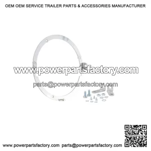 LED ROUND HEADLAMP ?143mm ?C For Vespa PX80?200, PE, Lusso, 1998