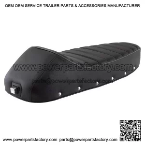 Sports Seat with Black & Grey Trim for VESPA PX, PE & T5 CLASSIC (1977-2016).