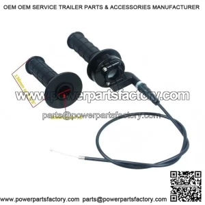 Throttle Cable & Handlebar Grip Casting for Honda CRF70F 2004?C2012 (7/8" Bar)