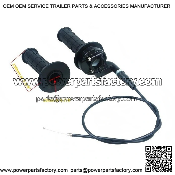 Throttle Cable & Handlebar Grip Casting for Honda CRF70F 2004?C2012 (7/8" Bar)