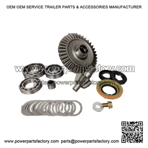 Rear Differential Ring and Pinion Gear Set with Bearings and Seal Kit, 1652 Canam G2.