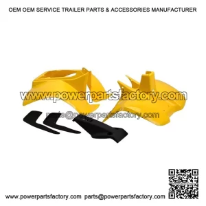 Plastics Set??Suzuki LT50 Yellow??Front, Rear Fender Bodywork Panels Mud Flaps