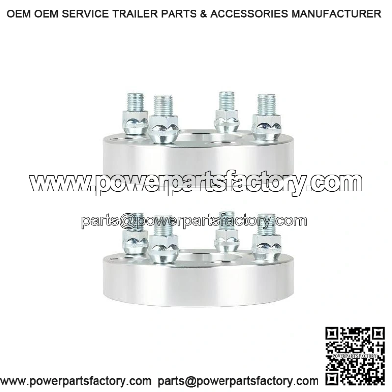 2Pcs 1 Inch Golf Cart Wheel Spacers, 1/2x20 Studs, 62mm Hub Bore, 4x4 Bolt Pattern