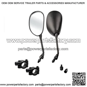 Handlebar Rearview Mirrors 7/8" for Honda TRX 90 450R 700 ATVs ?C Pair