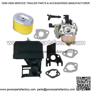 Carburetor, Air Box Assembly and Gaskets - Compatible with Honda GX200 6.5HP Engines