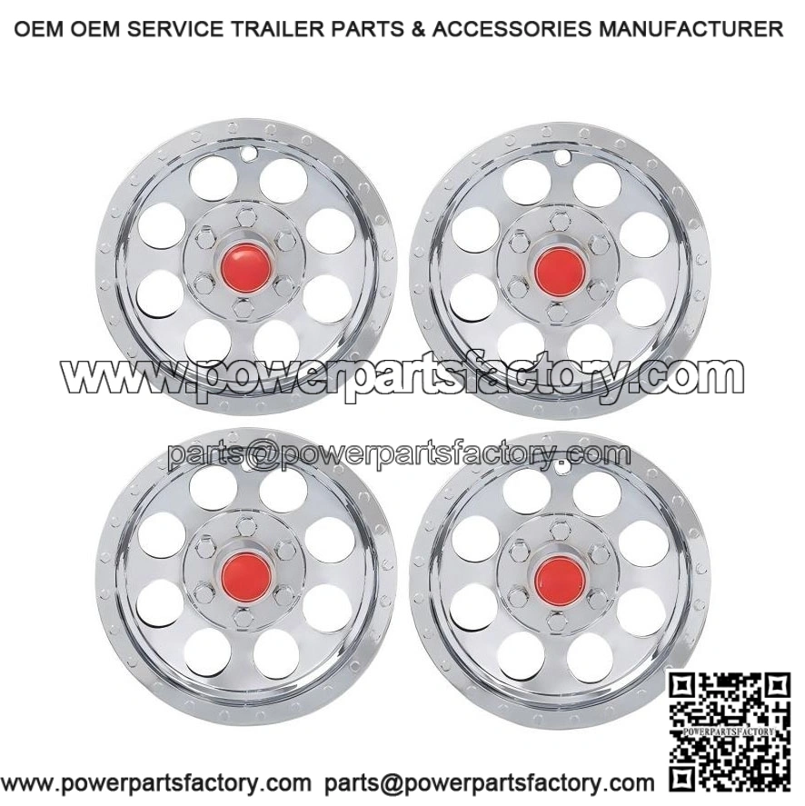 4Pcs Silver 10" Golf Cart Wheel Cover Hub Caps for EZGO, Club Car, Yamaha