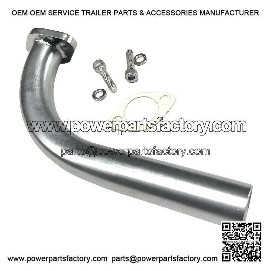 Exhaust Pipe Header For: Monster moto 80cc, Lifan 3HP, Temu 99cc mini bike