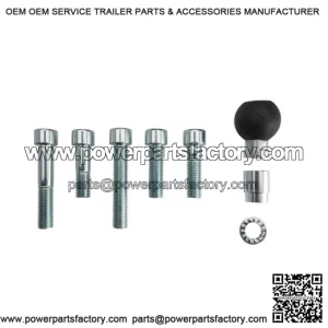 Mirror Base Kit with Ball and Bolts ?C 10mm Standard & Reverse Thread