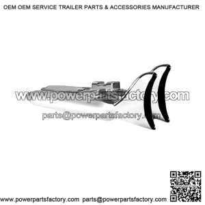 Fishtail Slip-On Muffler ?C 33" Chrome ?C for Harley Touring Bagger ?C Fits 1995?C2016