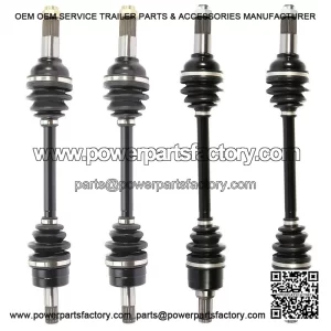 Fits Yamaha Grizzly 550 2009-2014, Front & Rear & Left & Right, 4 CV Axles