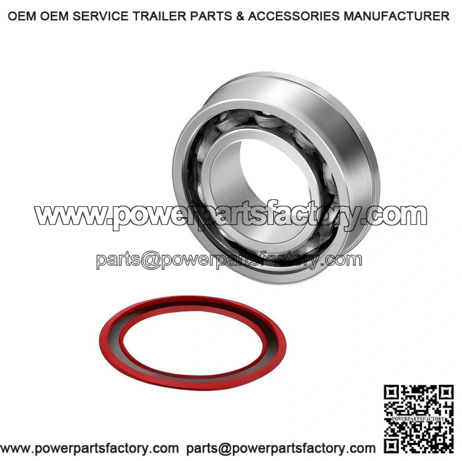 Flanged Ball Bearings 3/4" ID x 1-3/8" OD 10-Pack for Lawn Mower Cart Wheel Parts - Image 2